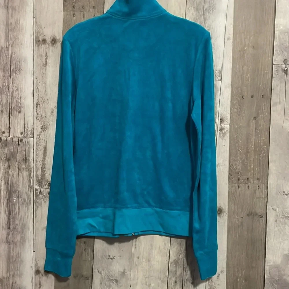 Vintage Turquoise Juicy Couture Terry Jacket size XS